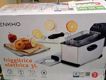 Friggitrice elettrica 3 L NUOVA ANCORA IMBALLATA