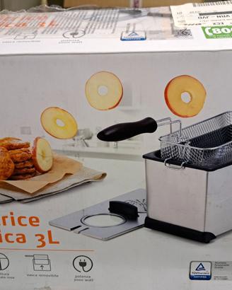 Friggitrice elettrica 3 L NUOVA ANCORA IMBALLATA