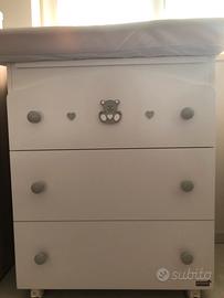 Fasciatoio cassettiera nascita