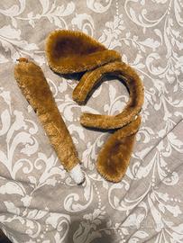 Carnevale cerchietto e coda Costume da Cagnolino