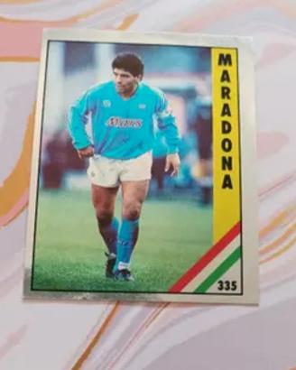 Maradona figurina originale 1991 no panini