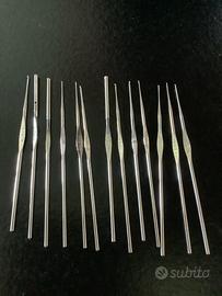 13 uncinetti per filati sottili