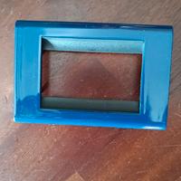 BTICINO N.4 PLACCHE da 3 posti art.4713NR BLU