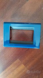 BTICINO N.4 PLACCHE da 3 posti art.4713NR BLU