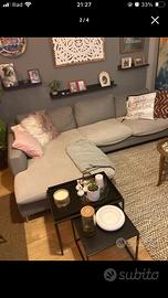 Divano tre posti con penisola