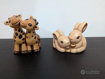 Thun coppia giraffe/coniglietti