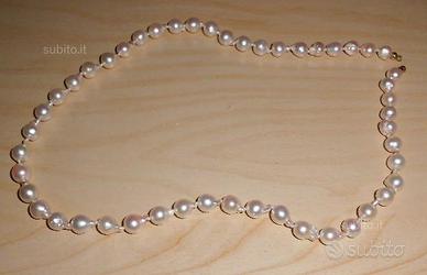 Collana di perle barocche 10 mm