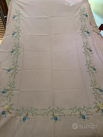 Copriletto matrimoniale cotone piquet rosa antico