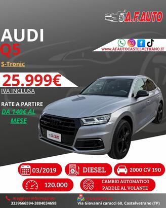 Audi Q5 2.0 TDI 190 CV quattro S tronic Design