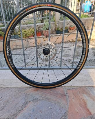 coppia di ruote in alluminio per ciclocross
