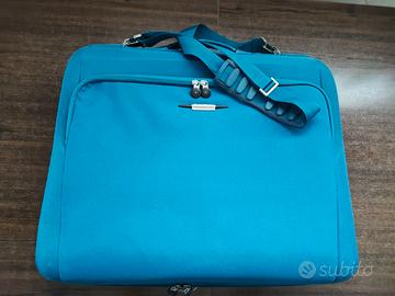 Samsonite 1910 garment bag petrol blue