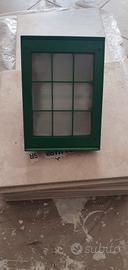 Applique Goccia verde usato esterno misure 20x27