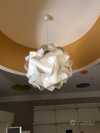 Lampadario  intrecciato