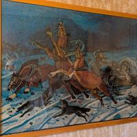 riproduzione quadro Ligabue "traversata della Sibe