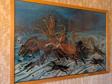 riproduzione quadro Ligabue "traversata della Sibe