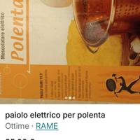 Paiolo elettrico per polenta