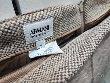 Gonna Armani Lana 100% Collezioni Made Italy