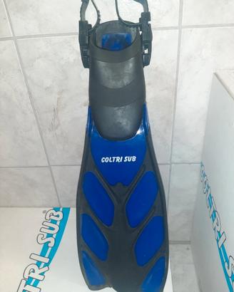 Pinne Sub Regolabili Coltri Sub Blu Taglia Small 