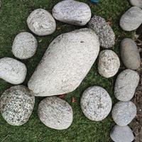 ciottoli i di fiume da giardino