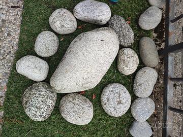 ciottoli i di fiume da giardino