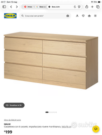 Cassettiere Ikea Malm
