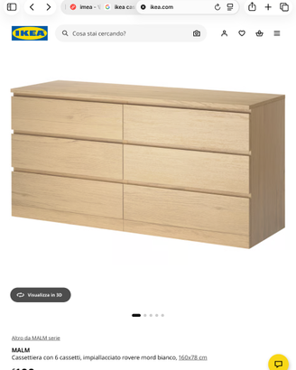 Cassettiere Ikea Malm