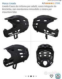 Casco integrale mtb