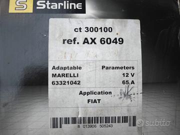 Alternatore StarlineAX 6049 – Nuovo Daily - Ducato