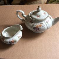 Teiera e lattiera ceramica Bavaria