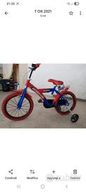 bici Spiderman come nuova 