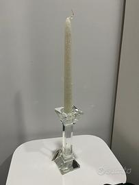 Porta candele con candele