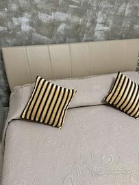 LETTO MATRIMONIALE TOMASELLA IN PELLE -  MODERNO