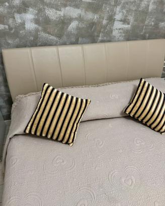 LETTO MATRIMONIALE TOMASELLA IN PELLE -  MODERNO