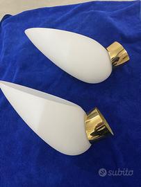 Coppia plafoniere vetro murano