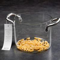 Pentola KN Industrie in vetro borosilicato 20x25 c