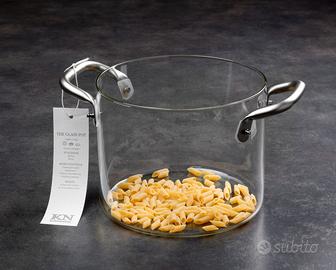 Pentola KN Industrie in vetro borosilicato 20x25 c
