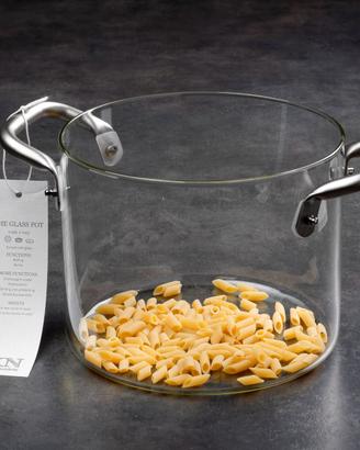 Pentola KN Industrie in vetro borosilicato 20x25 c