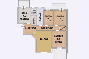Appartamento con garage Quartiere San Luca