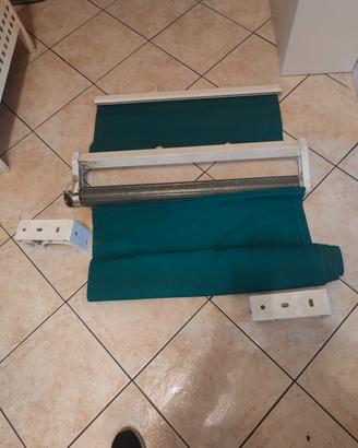 Tenda a rullo verticale verde 