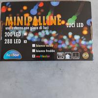 luci led mini palline per uso esterno