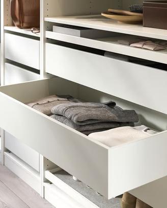 Cassetti armadio PAX IKEA bianchi