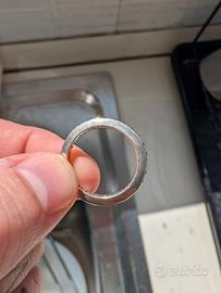 Dodo anello in argento e diamanti taglia 9 1/4