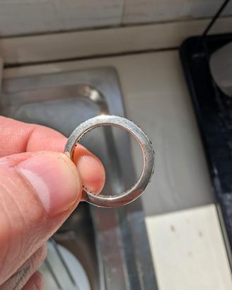 Dodo anello in argento e diamanti taglia 9 1/4
