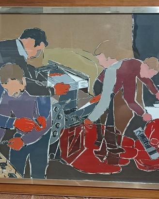 Quadro Opera figurativa, autore M. Diana 1976