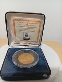 500 Lire Caravelle Placcata Oro 18 Carati 