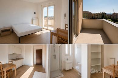 Monolocale con ampio balcone - Saval