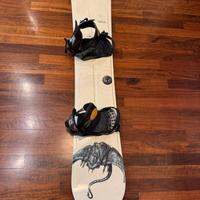 Snowboard santa cruz bianco
