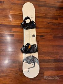 Snowboard santa cruz bianco