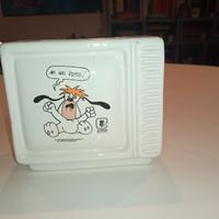 Portapenne in ceramica vintage droopy 1987 artena