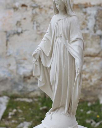 STATUA MADON. IMMACOLATA 65+BASE COLONNA IN CEMENT
